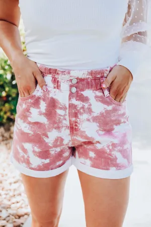 SoCal Acid Wash Denim Shorts