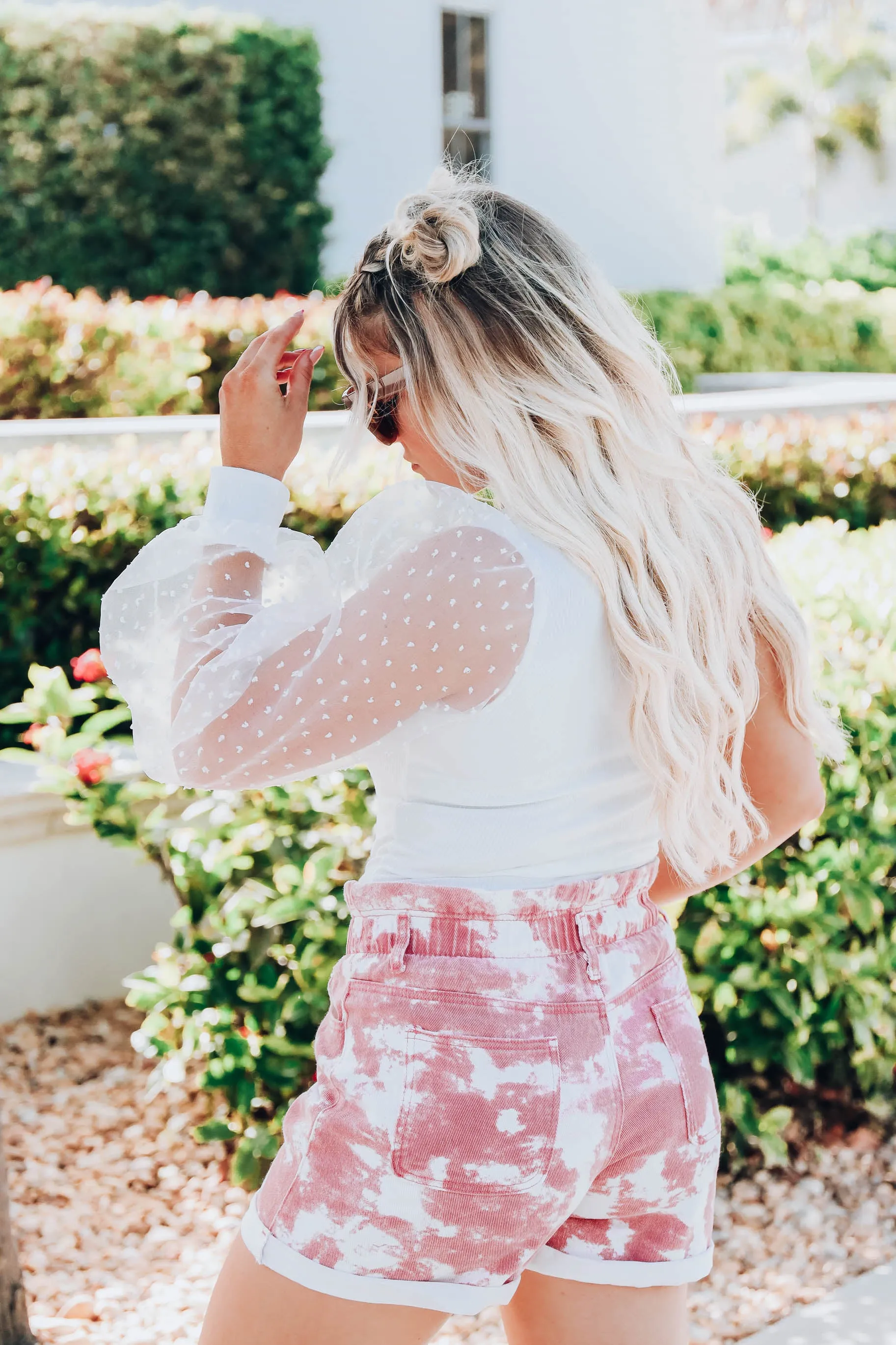 SoCal Acid Wash Denim Shorts