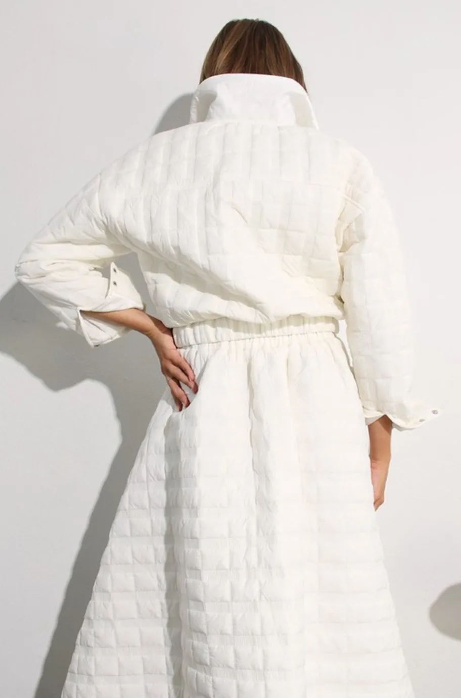 Sofia Quilted Jacket and Skirt Set