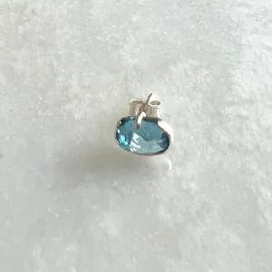 Solo London Blue Topaz Stud