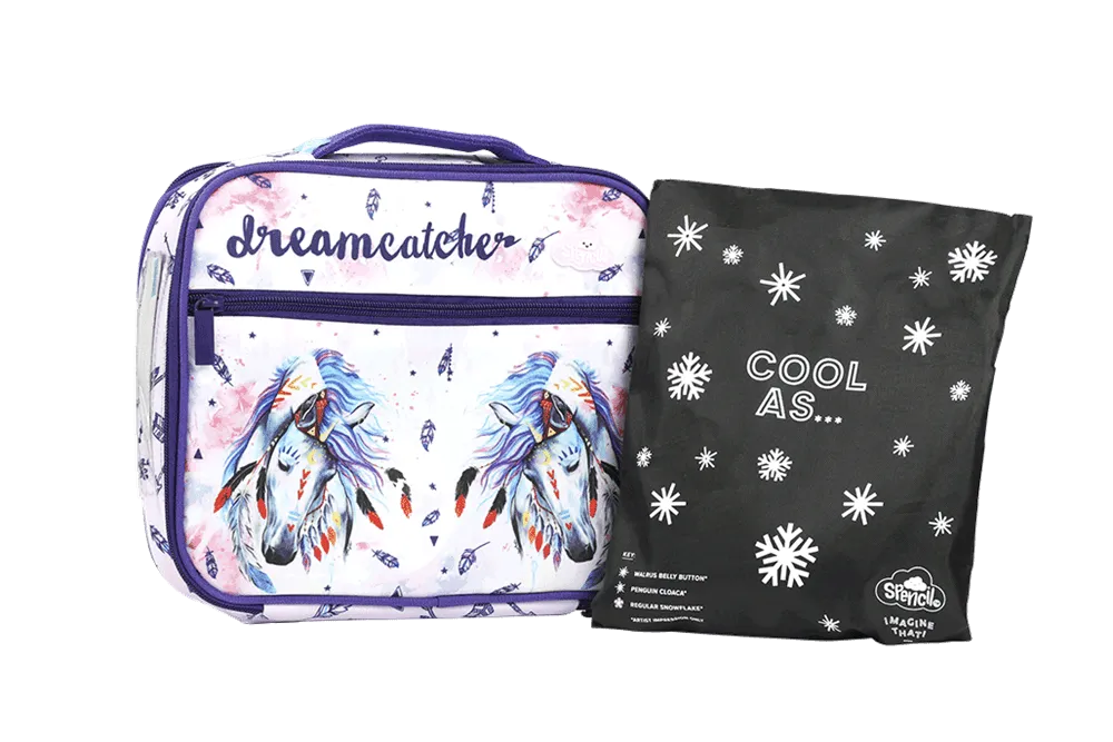 Spencil Big Cooler Lunch Box Dreamcatcher Horse