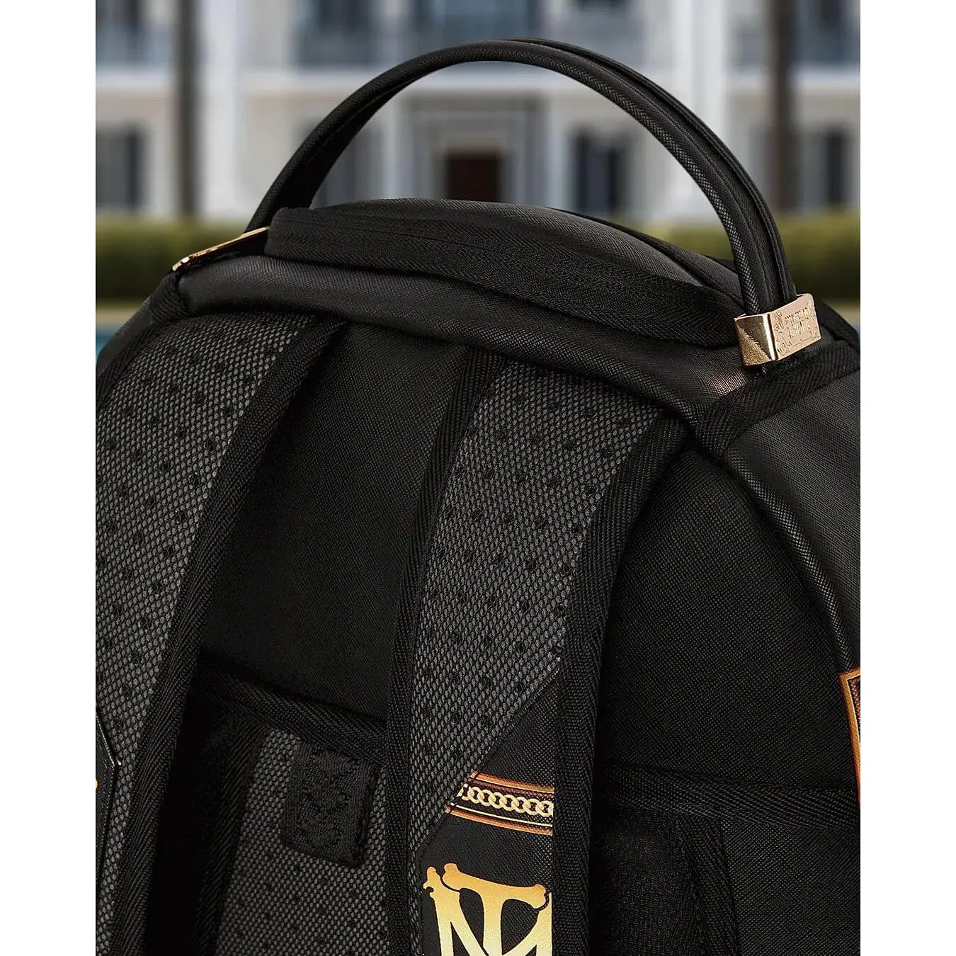 Sprayground Backpack Scarface Stairs Backpack Black Black