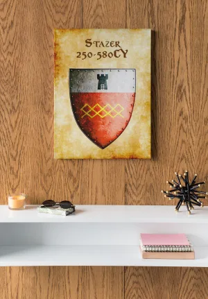 Stahzer 250-580CY Heraldry of Greyhawk Anna Meyer Cartography Canvas Art Print