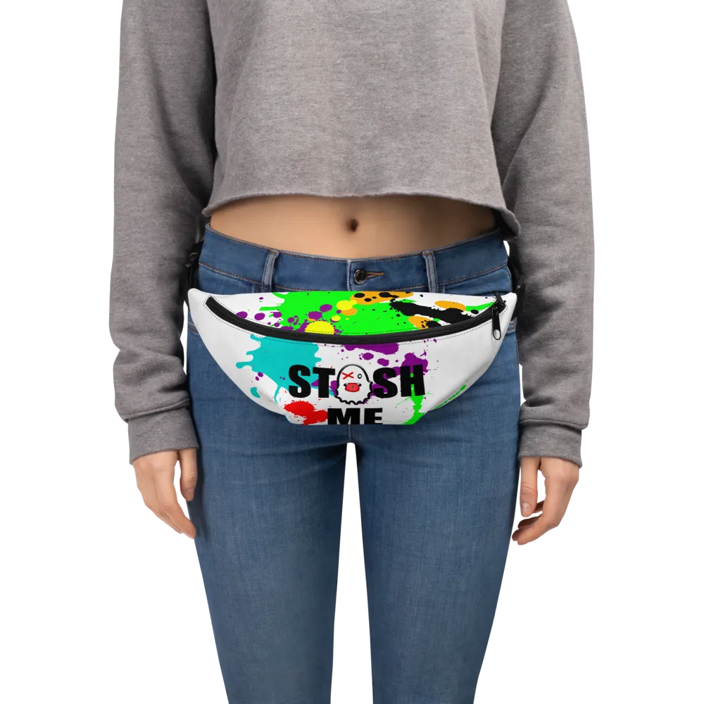 Stash Me Trashed Fanny Pack