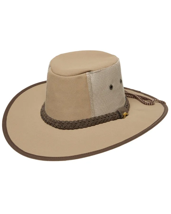 Statesman Sea Breeze 4 Part Canvas Hat Sand