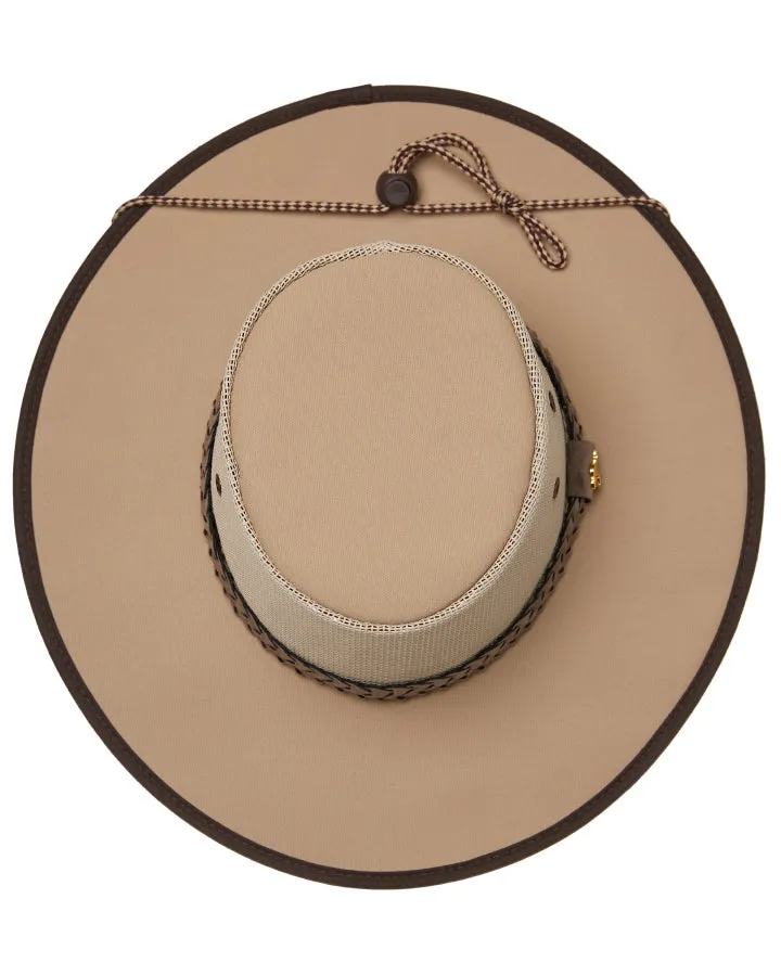 Statesman Sea Breeze Mesh Canvas Hat Sand
