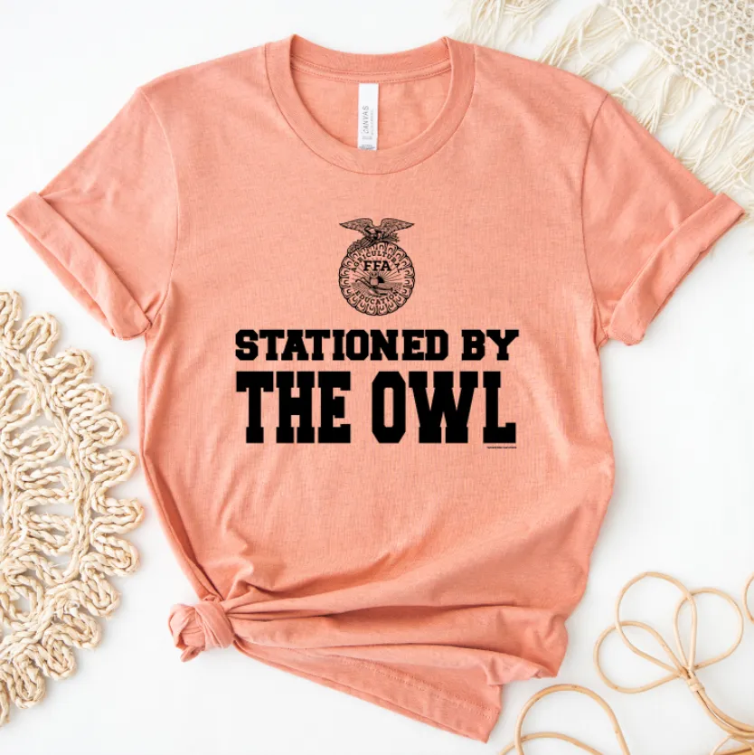 Stationed By The Owl FFA T-Shirt (XS-4XL) - Multiple Colors!