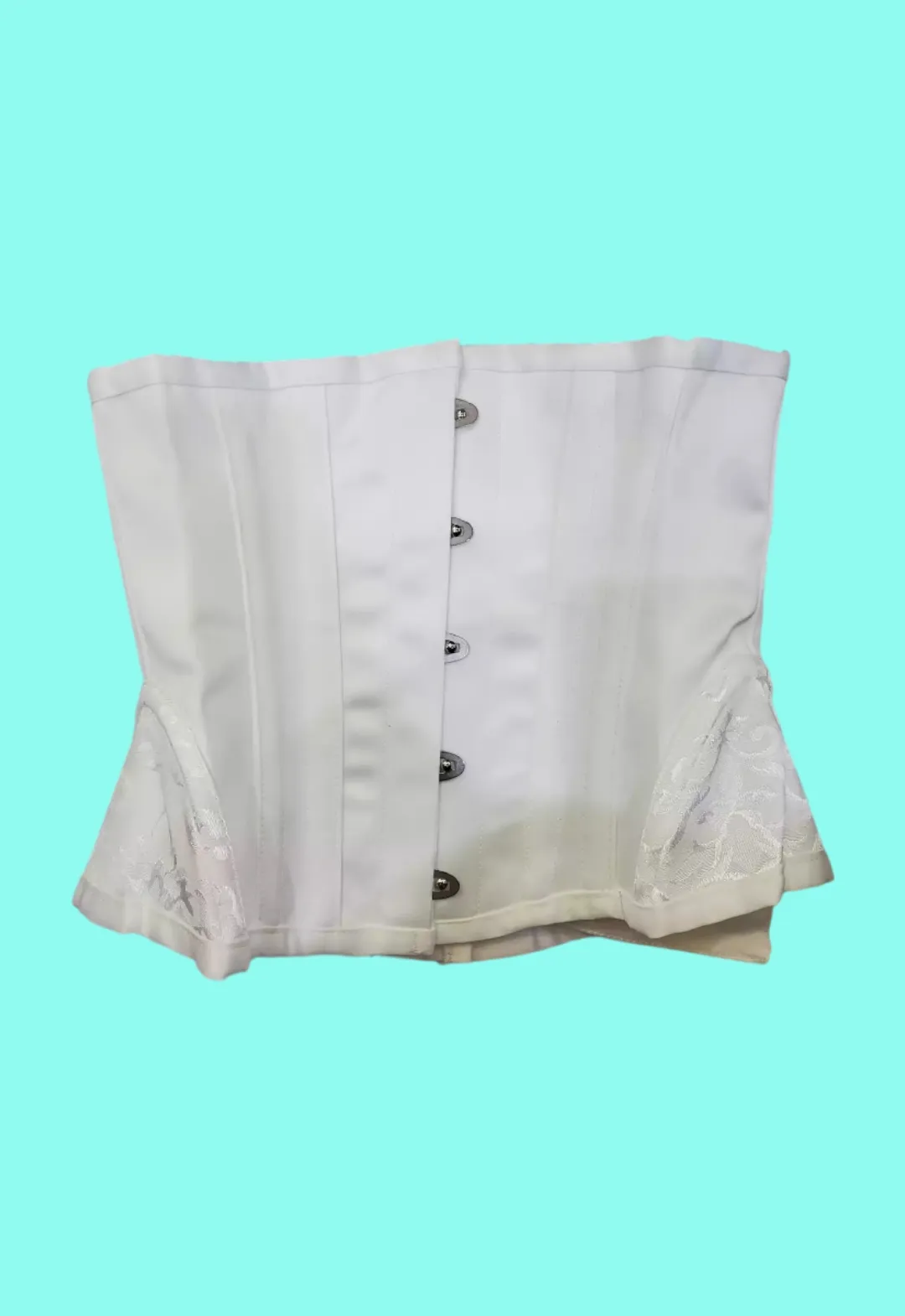 Steel Boned Waist Corset With Hip Panels