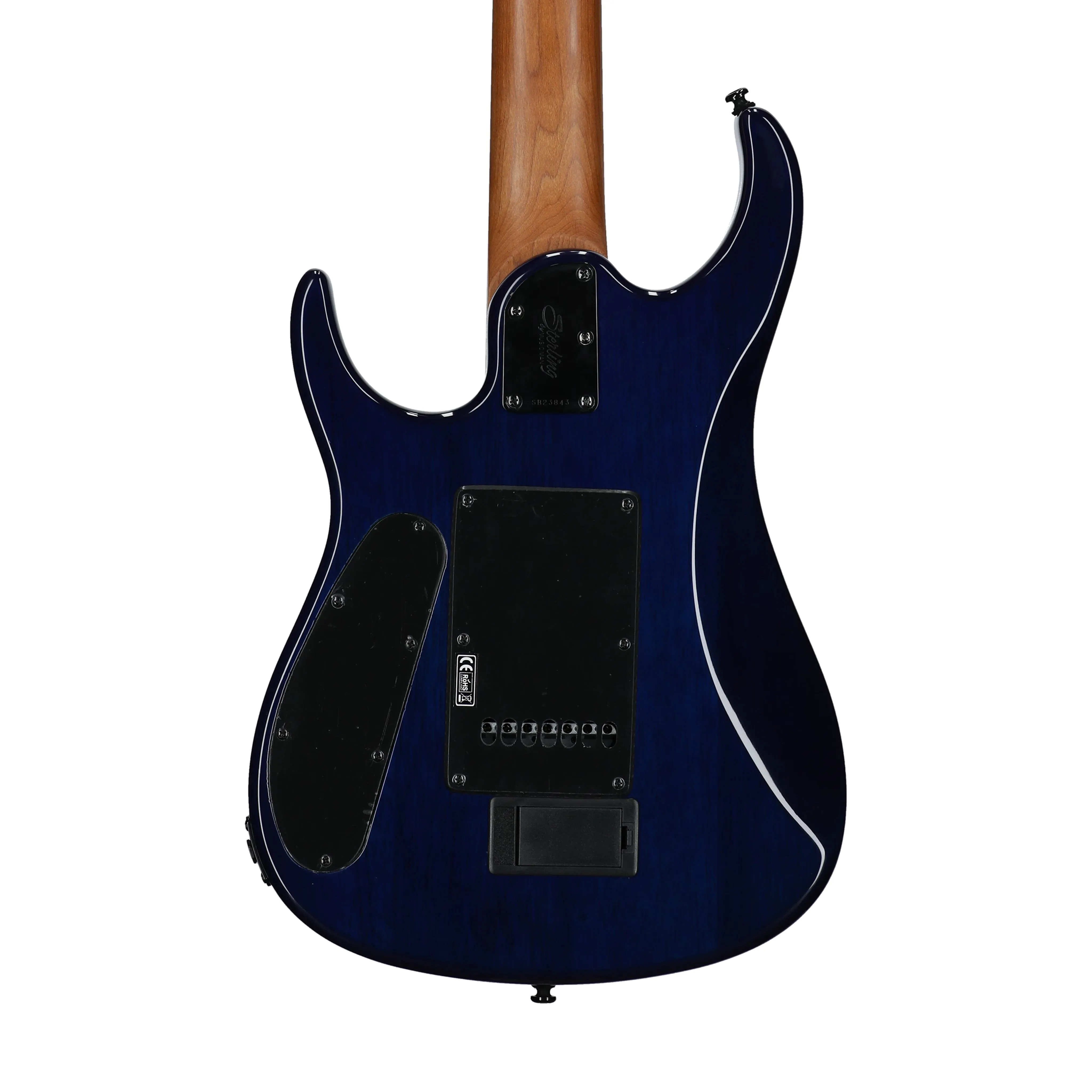 Sterling by Music Man JP157DQM John Petrucci Signature 7-string Electric Guitar, Cerulean Paradise