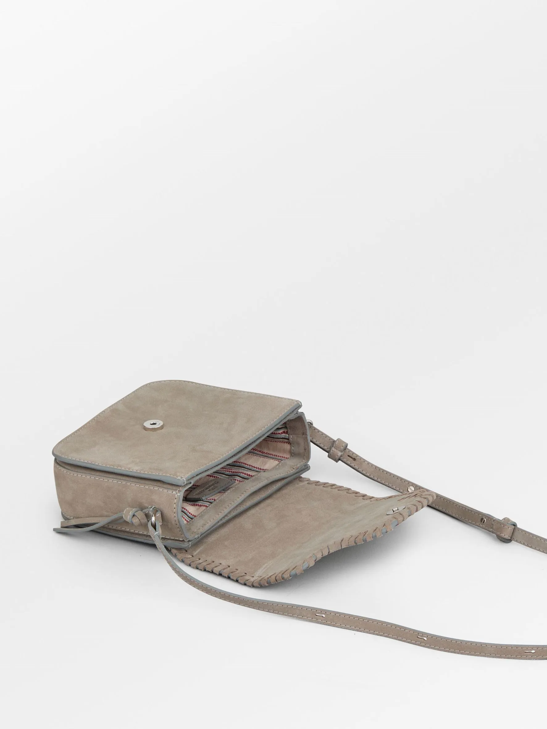 Suede Veg Iris Braid Bag