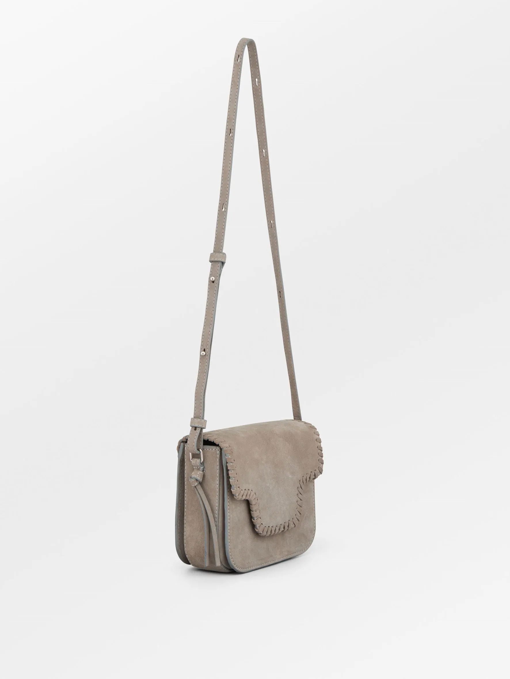 Suede Veg Iris Braid Bag