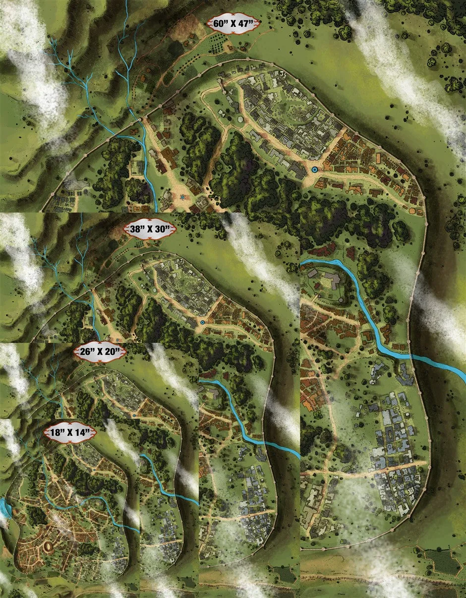 Summerfort City Fantasy Map Patreon