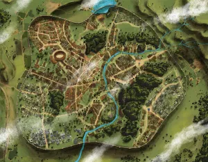 Summerfort City Fantasy Map Patreon