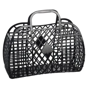 Sun Jellies Large Retro Basket - Black