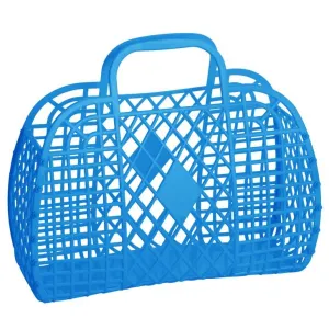 Sun Jellies Large Retro Basket - Royal Blue