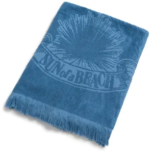 Sun of a Beach Monochrome Beach Towel
