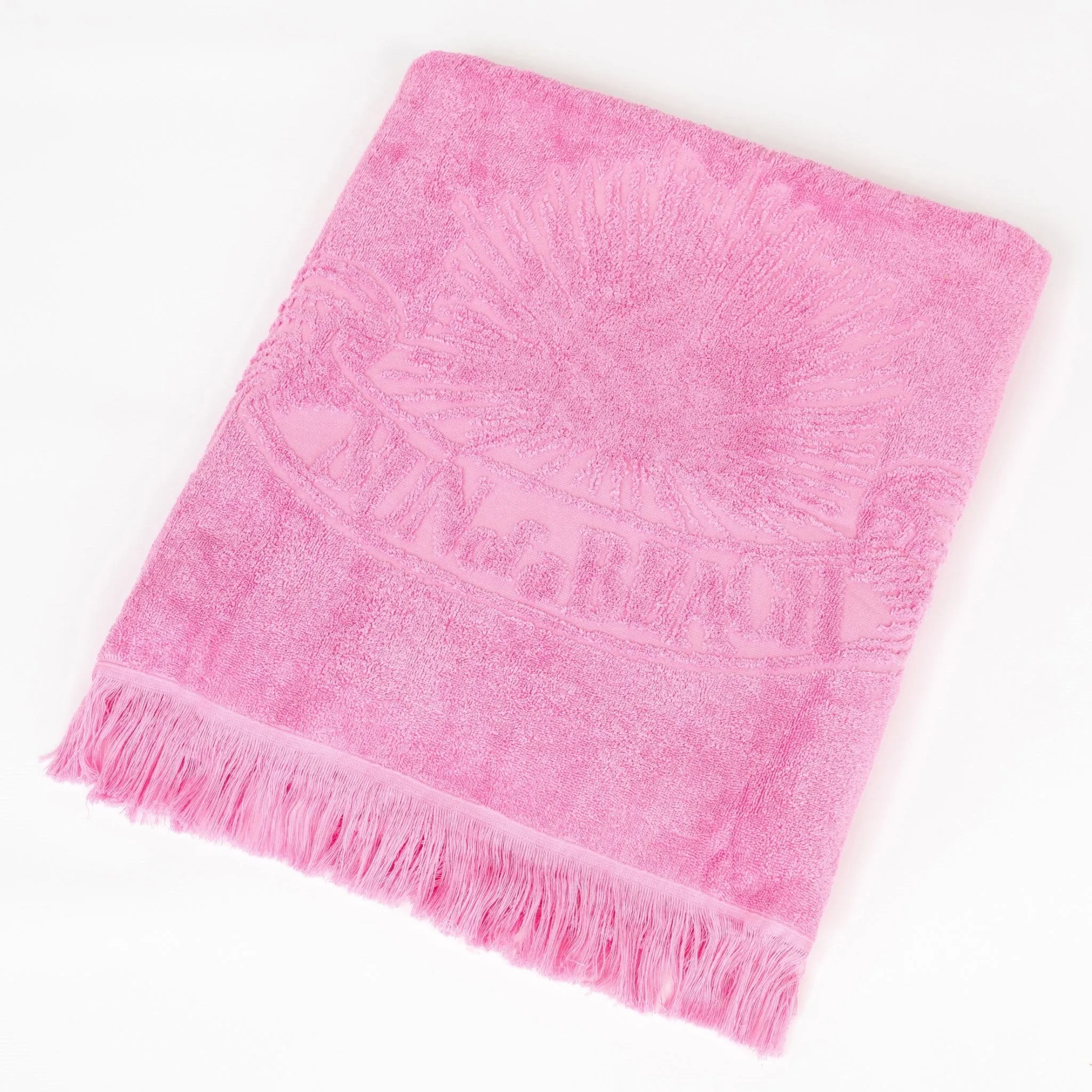 Sun of a Beach Monochrome Beach Towel