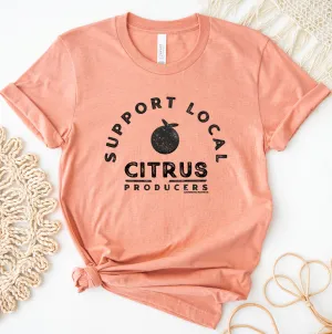 Support Local Citrus Producers T-Shirt (XS-4XL) - Multiple Colors!