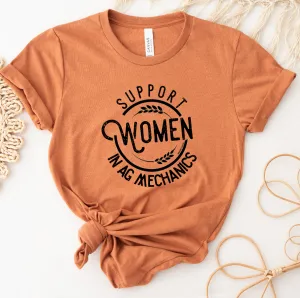 Support Women in AG Mechanics T-Shirt (XS-4XL) - Multiple Colors!
