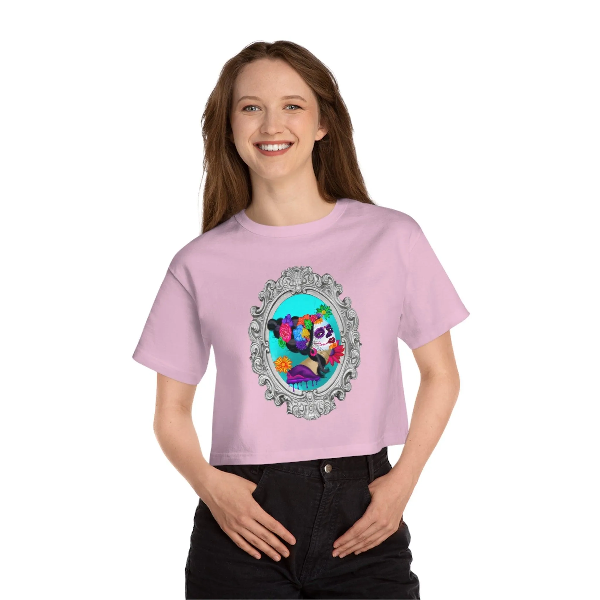 Sweet Sorrow Champion Women's Heritage Cropped T-Shirt