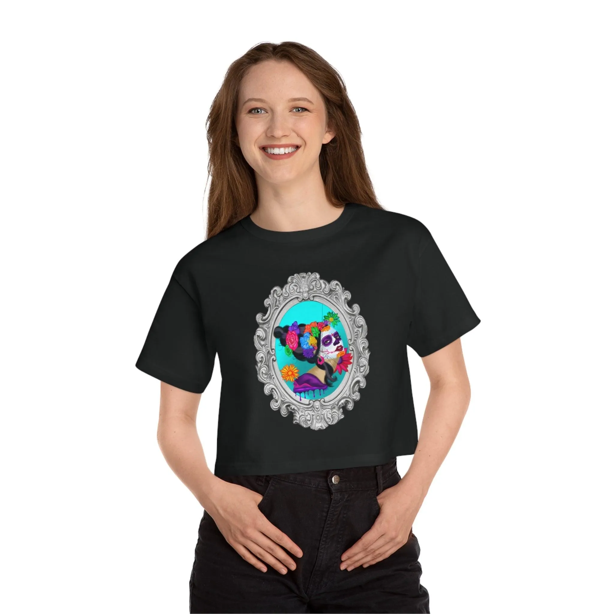 Sweet Sorrow Champion Women's Heritage Cropped T-Shirt