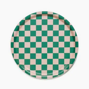 Tablett "Checker Round 31 cm"