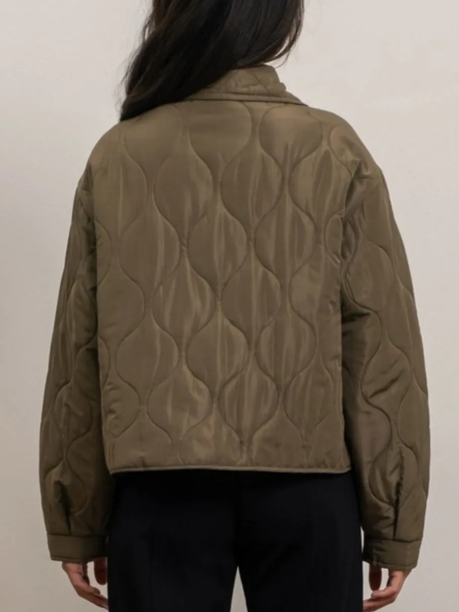Taking a Chance Jacket: Olive