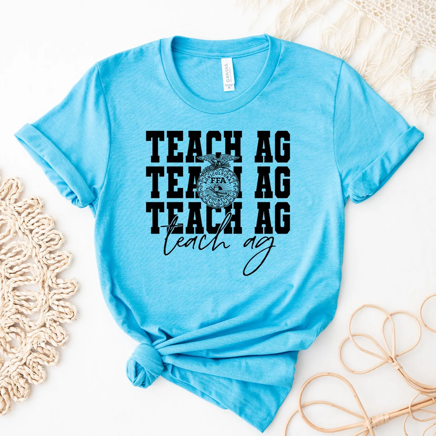 Teach Ag Emblem T-Shirt (XS-4XL) - Multiple Colors!