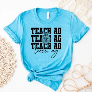 Teach Ag Emblem T-Shirt (XS-4XL) - Multiple Colors!