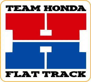 Team Honda Flat Track Sticker