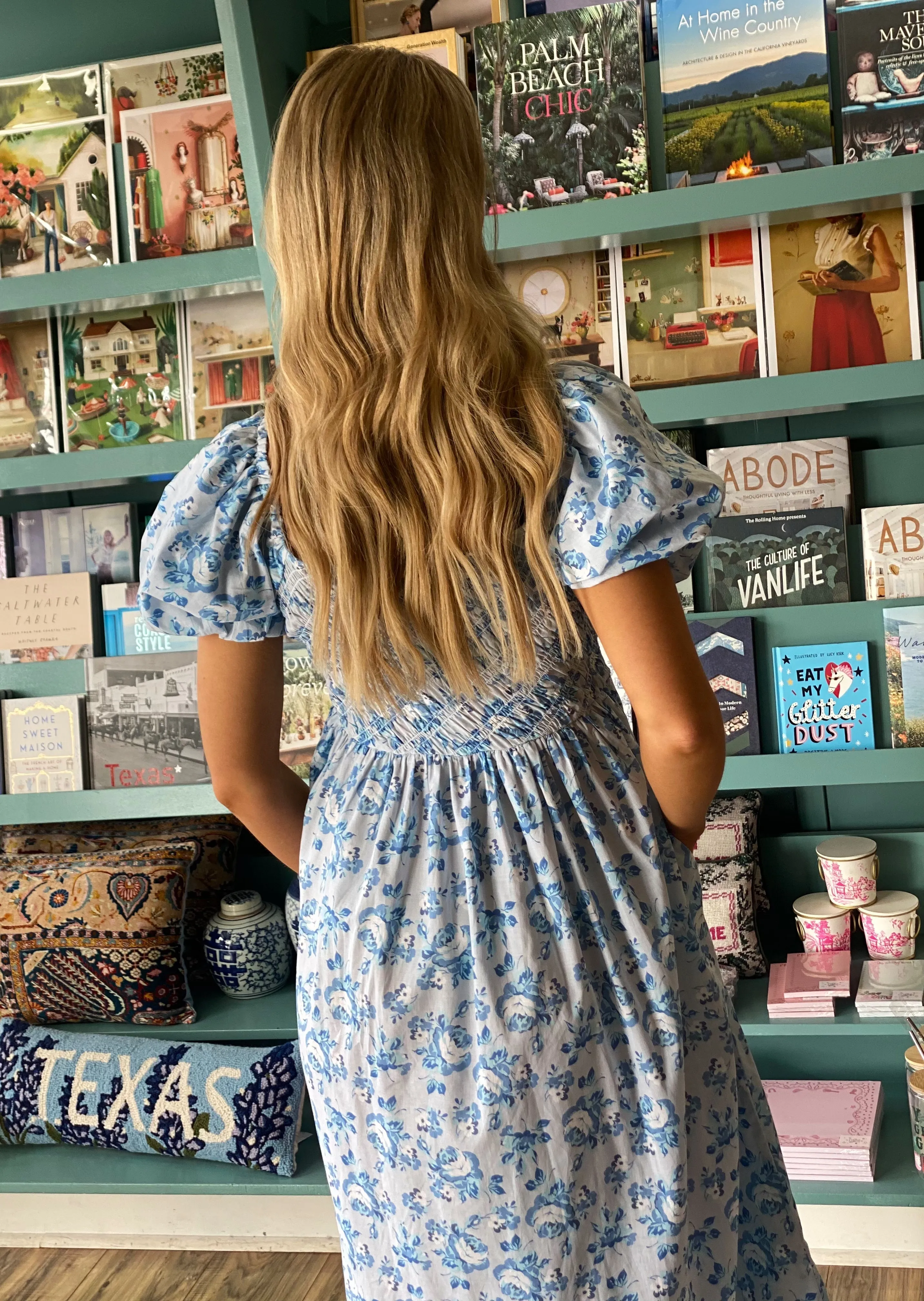 Teighen Smocked Floral Dress