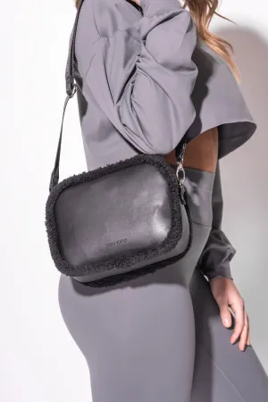 The Bond Shearling Cross-body - Black