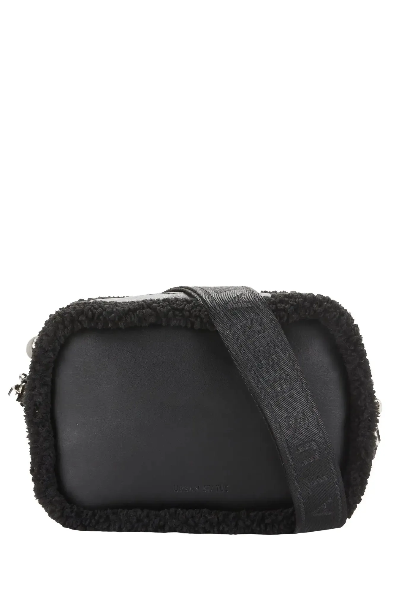 The Bond Shearling Cross-body - Black
