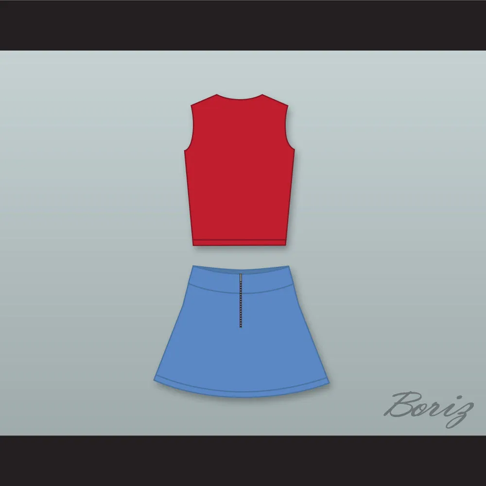 The East-West Coast Shets Cheerleader Uniform Bring It On: In It to Win It Design 6