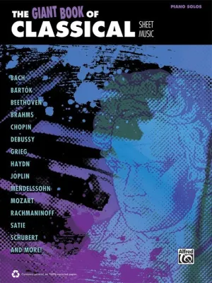 The Giant Book of Classical Sheet Music, Piano Solo