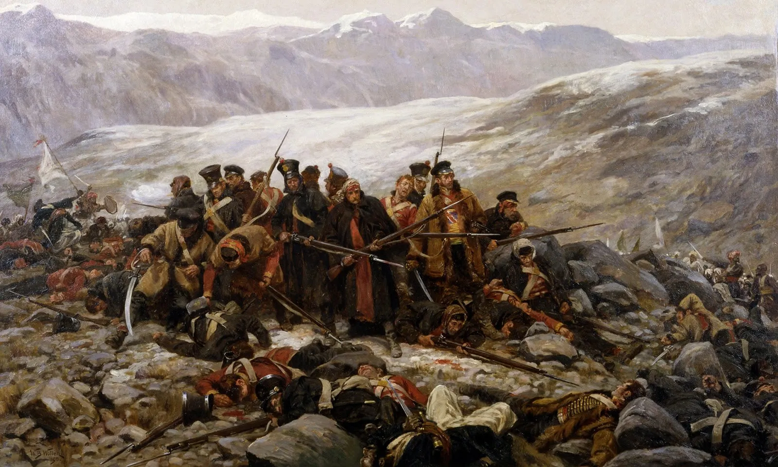 The Last Stand of the 44th Regiment at Gundamuck, 1842