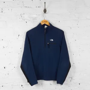 The North Face 1/4 Zip Polartec Fleece - Blue - M