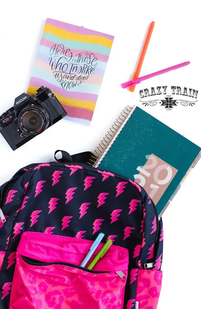 The Pink Bolt Crash Course Backpack