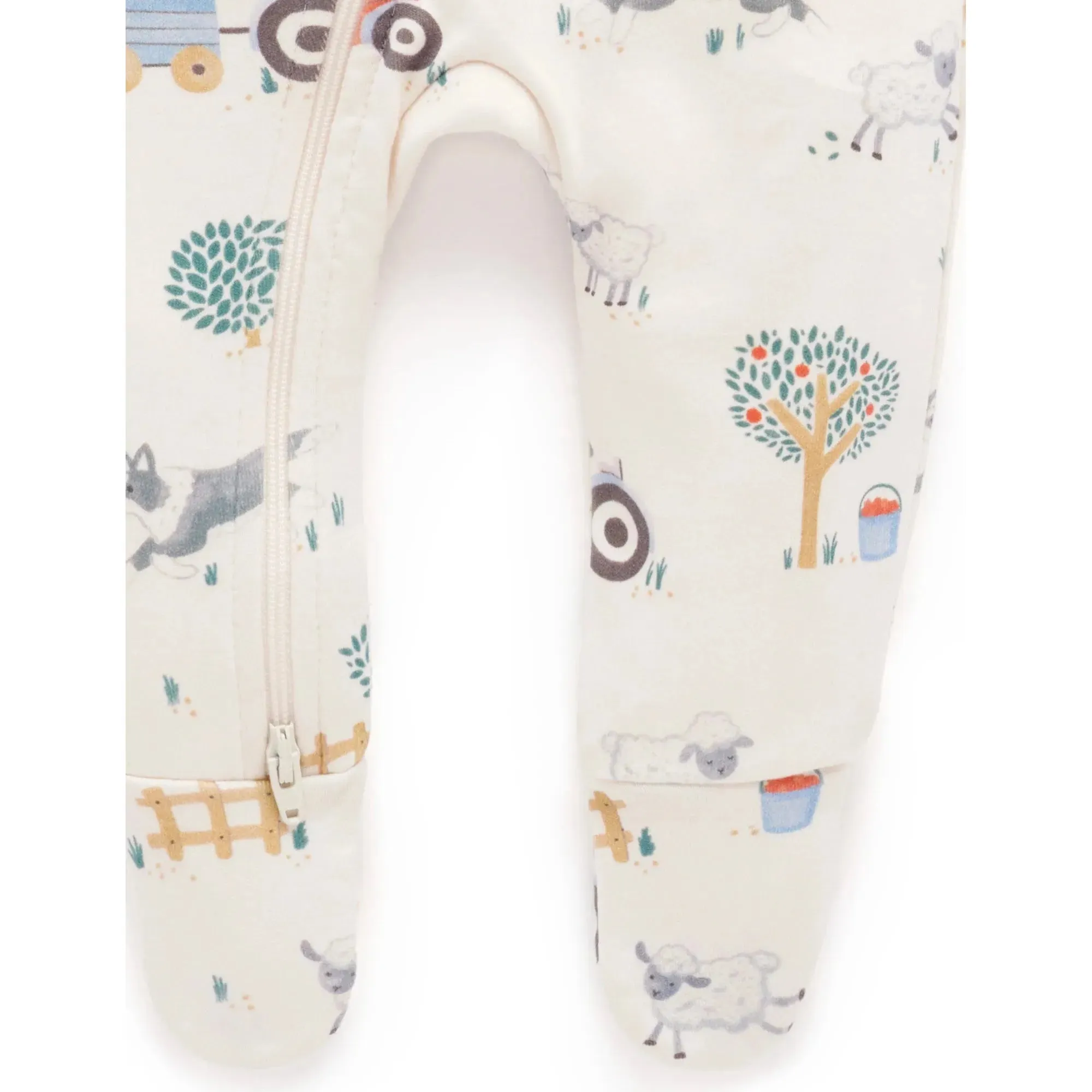 Thick Zip Growsuit - Hearding Sheep