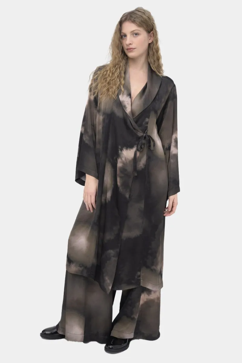 Tie-Dye Long Kimono