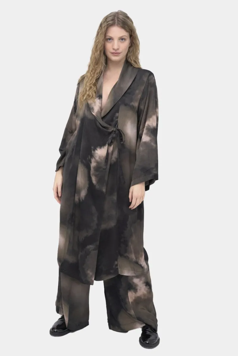 Tie-Dye Long Kimono