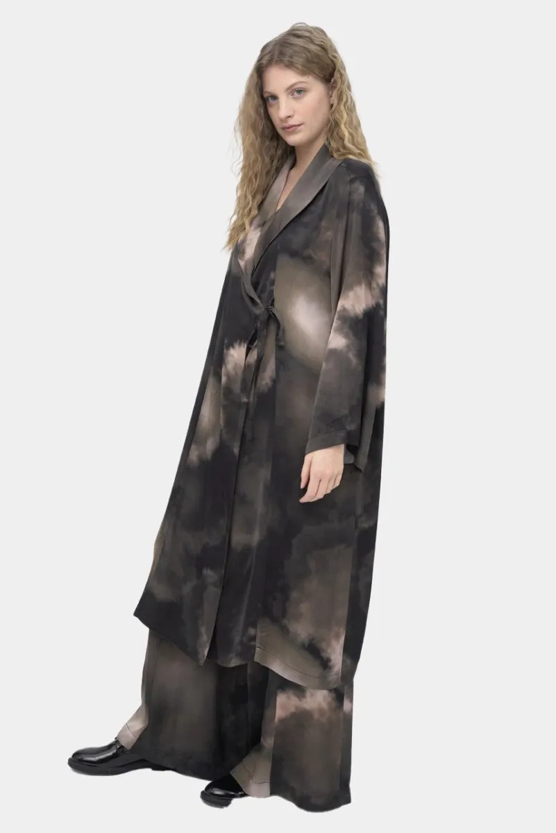 Tie-Dye Long Kimono
