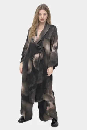 Tie-Dye Long Kimono