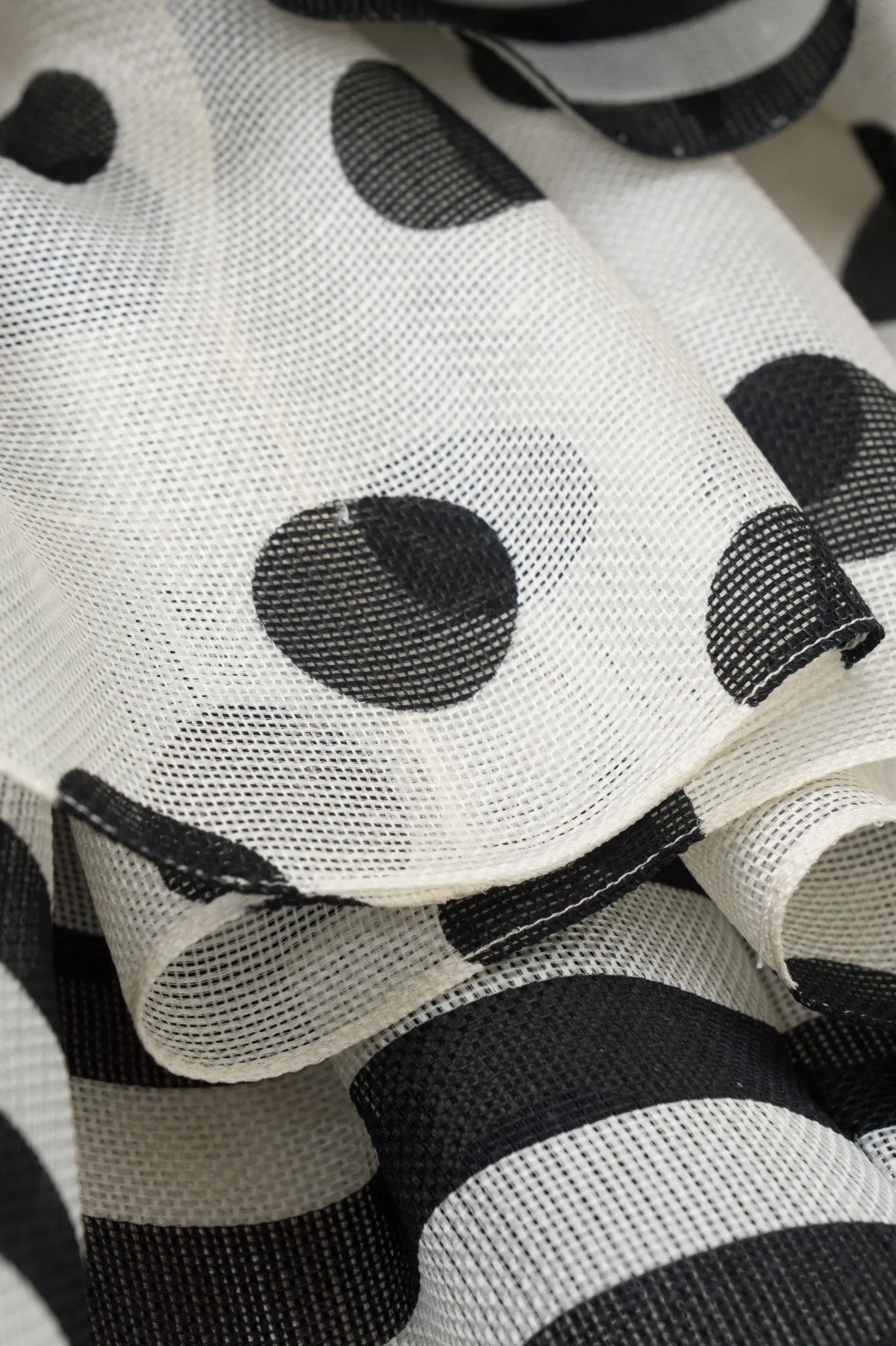 Tiered Polka Dot Peplum Gown