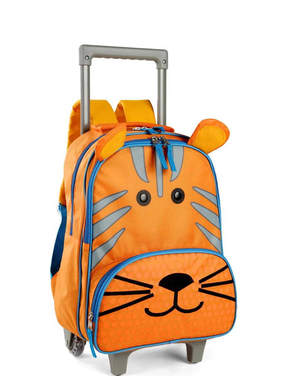 Tilami Lion 16 inch Double Handle Rolling Backpack
