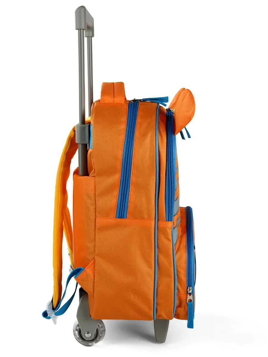 Tilami Lion 16 inch Double Handle Rolling Backpack