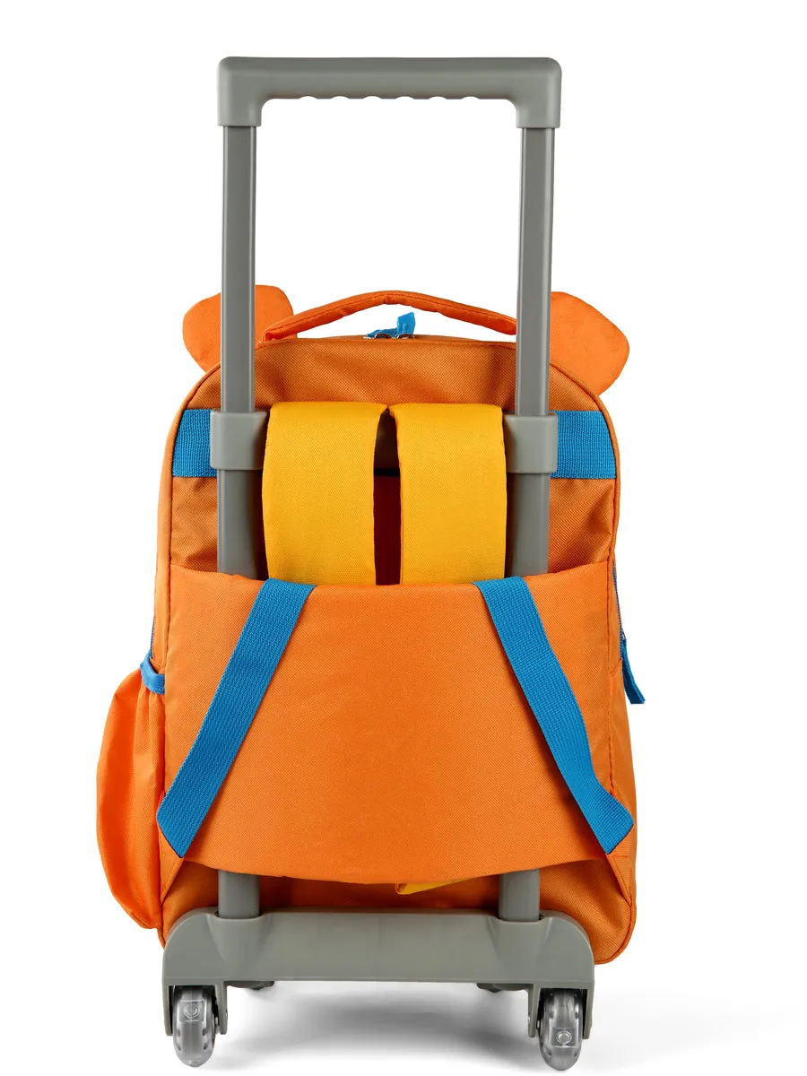 Tilami Lion 16 inch Double Handle Rolling Backpack