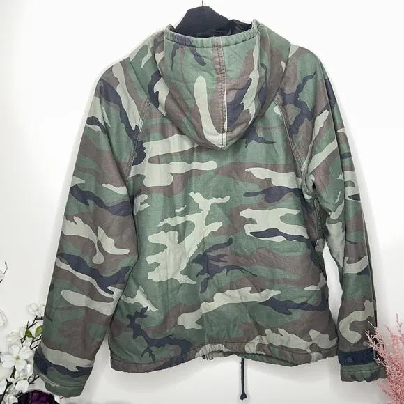 TNA x ARITZIA Christie Jacket Olive Green Camo Camouflage