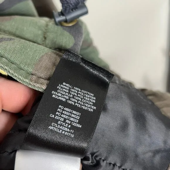TNA x ARITZIA Christie Jacket Olive Green Camo Camouflage