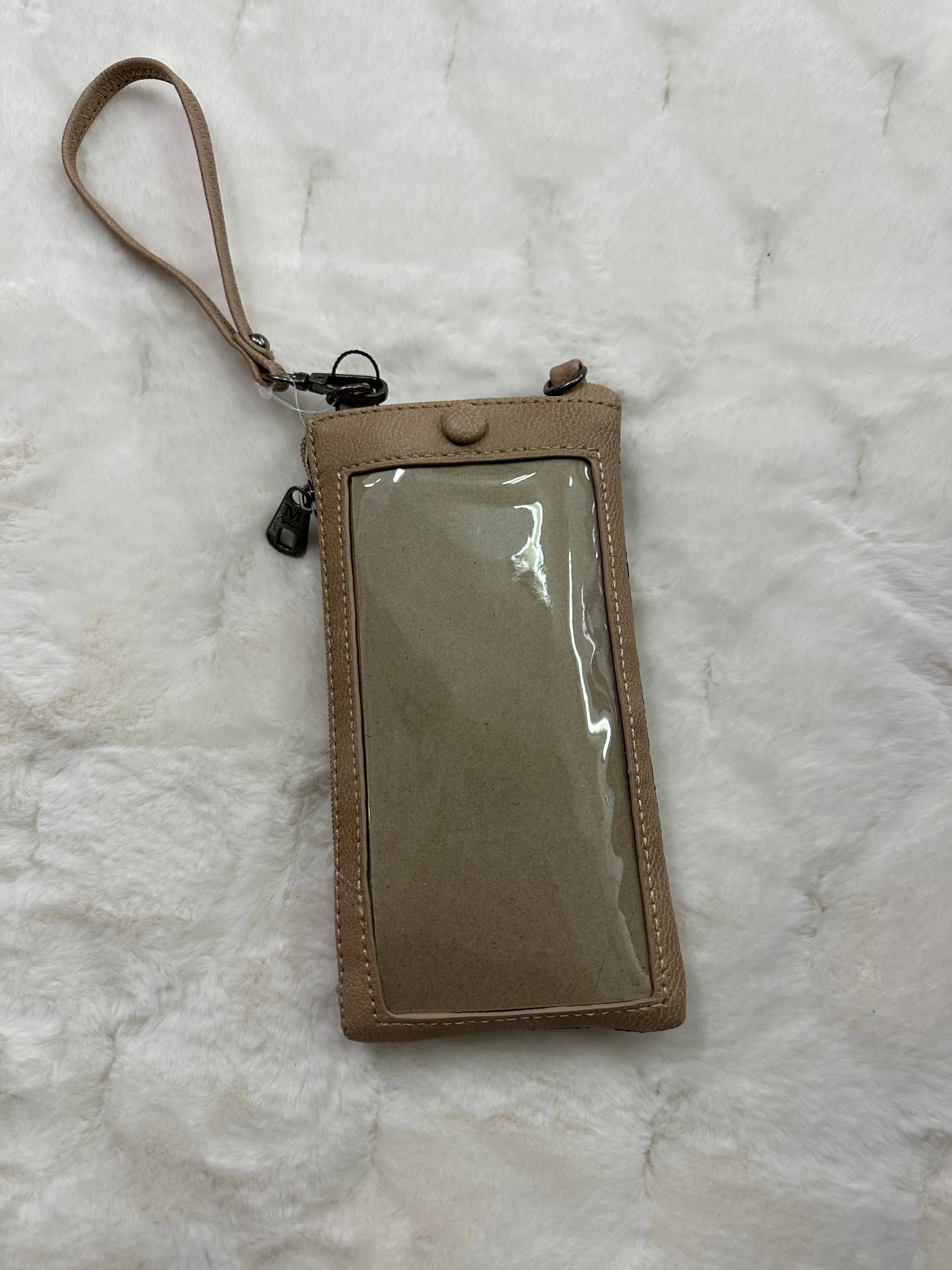 Tooled Crossbody: Beige